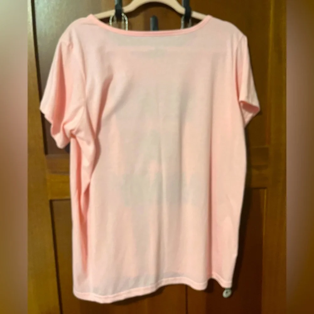 Bobbie Brooks Short Sleeve Graphic Tee -Never Say Monday - Picture 3 of 5